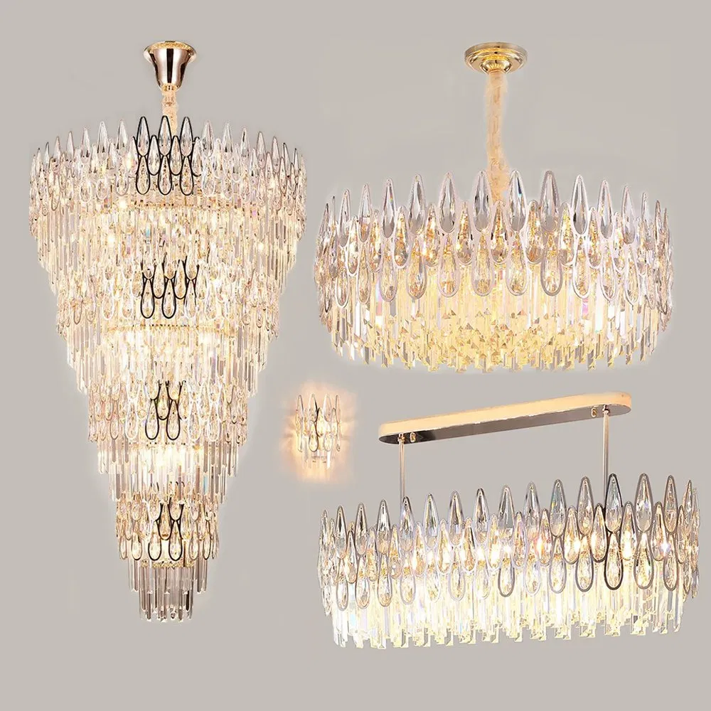 Specialized Design Unique Modern Lighting Decoration Crystal Chandelier for Hotel Lobby Restaurant