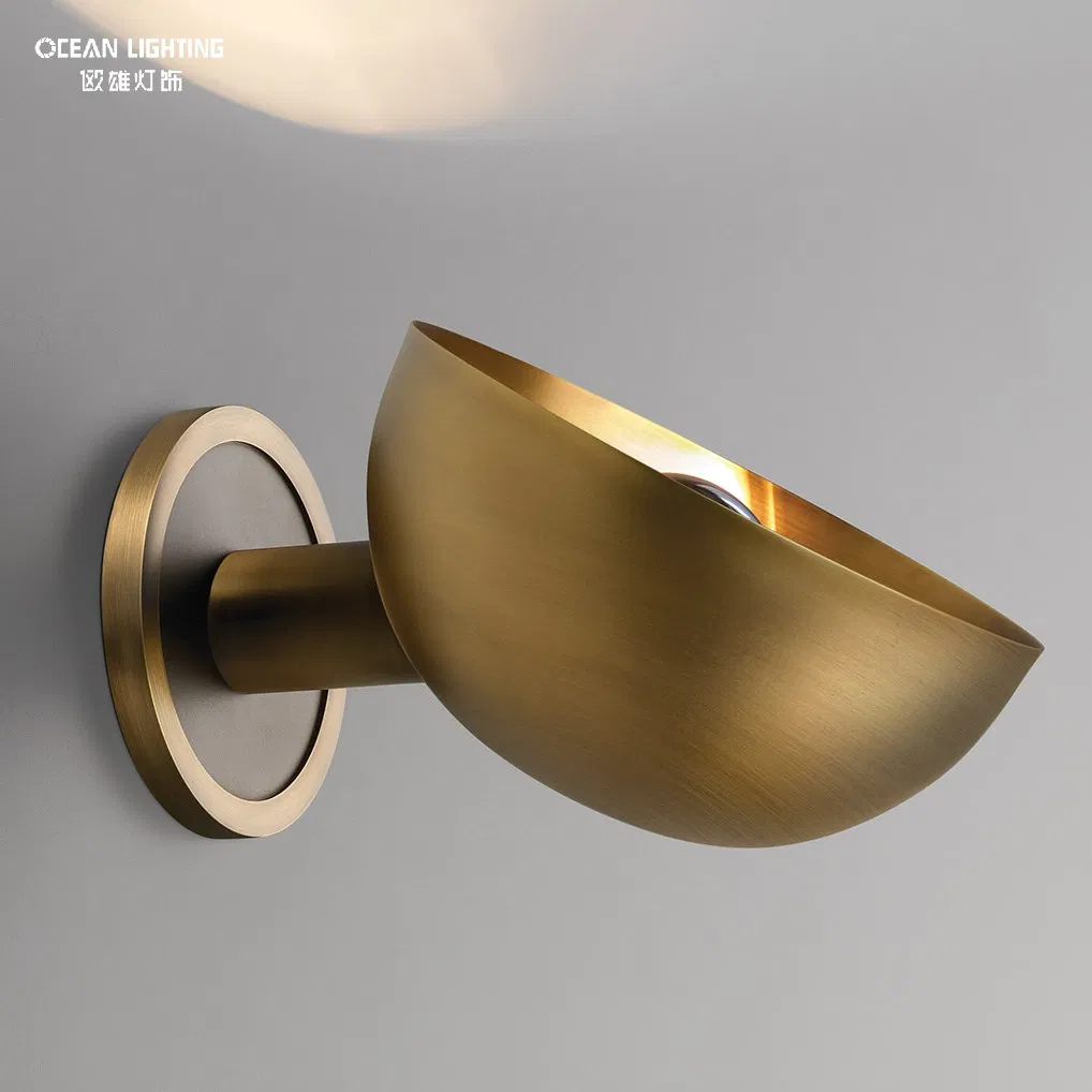 Retro Brass Wall Sconce Modern Light Swing Arm Lamp Wall Lighting