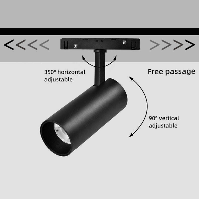 Sleek Magnetic LED Track Lighting for Modern Interiors