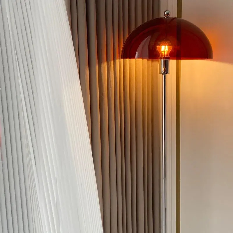 Modern MID-Century Bauhaus Acrylic Floor Lamp, Retro Mushroom Light for Living Room