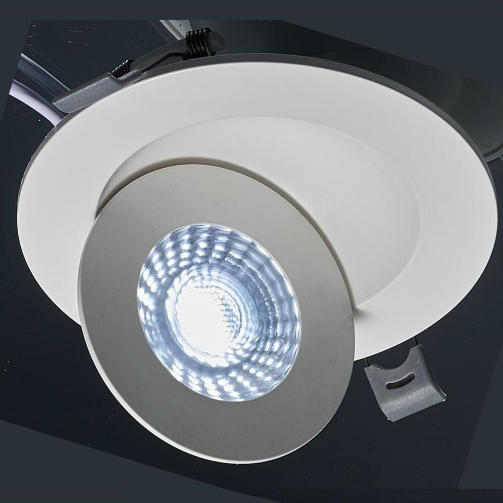 360degree Direction CCT Adjustable Cheap Price PBT Gimbal Downlight Recessed LED Ceiling Panel Light