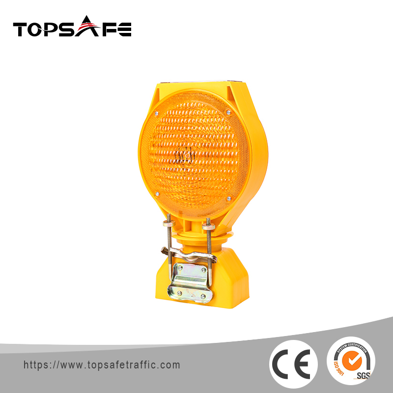 Wholesale Solar Traffic Signal LED Barrrcade Warning Lamp Light