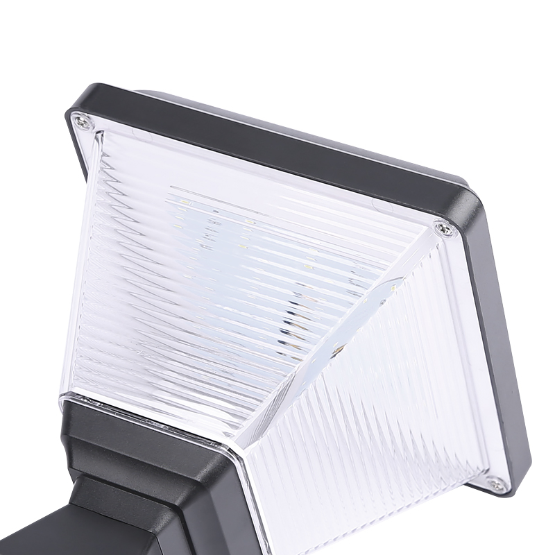 Cintelligent Control Landscape Outdoor LED Solar Garden Lawn Pillar Gate Light