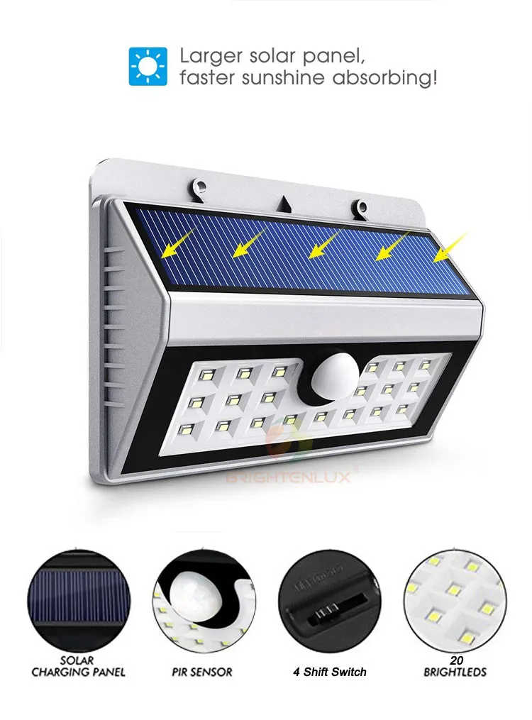 Solar Sensor Wall Light 1