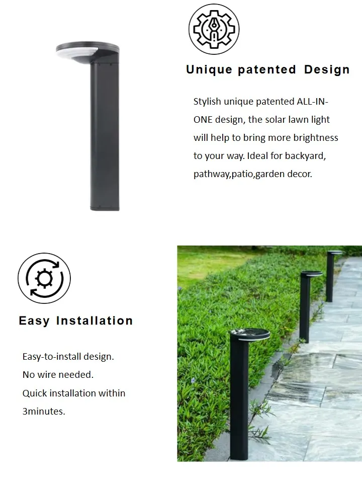 Solar Lawn Light View 3