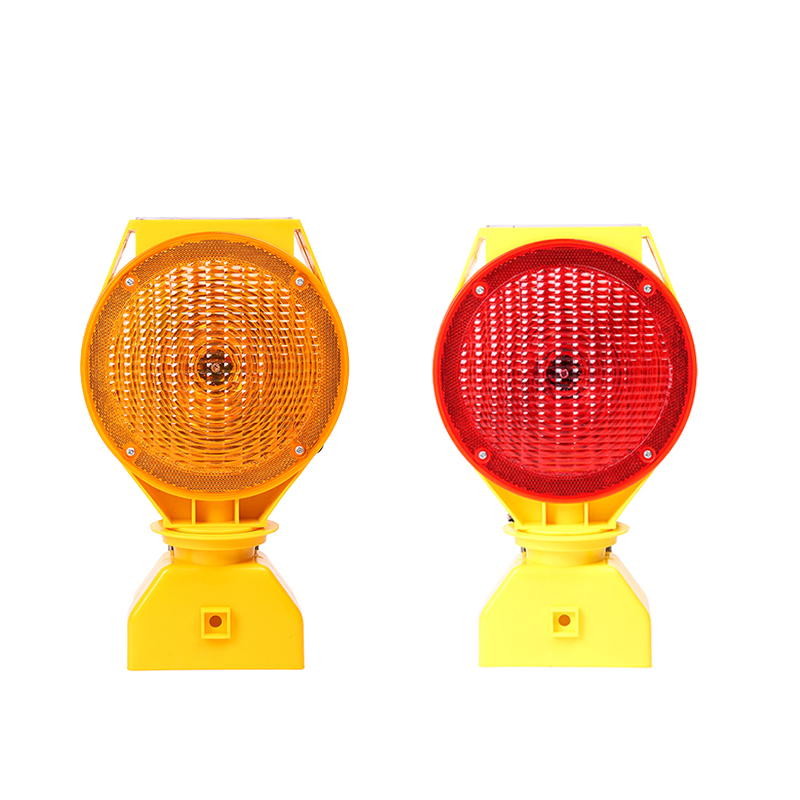 Wholesale Solar Traffic Signal LED Barrrcade Warning Lamp Light