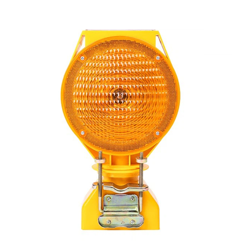 Factory Price Bright Solar Battery Powered Lights LED Cone Warning Lamp Traffic Road Safety Barricade Light