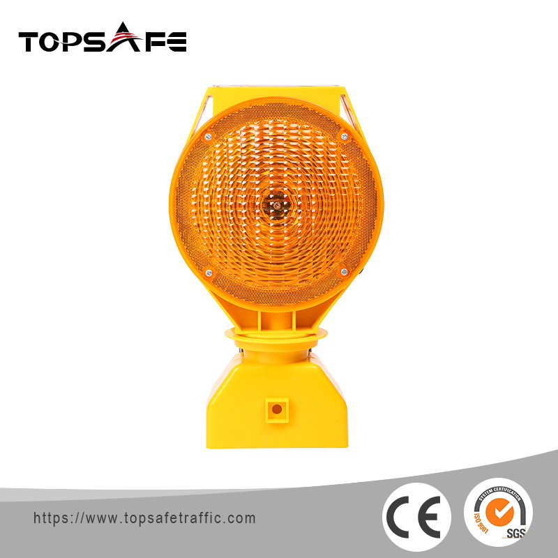 Wholesale Solar Traffic Signal LED Barrrcade Warning Lamp Light