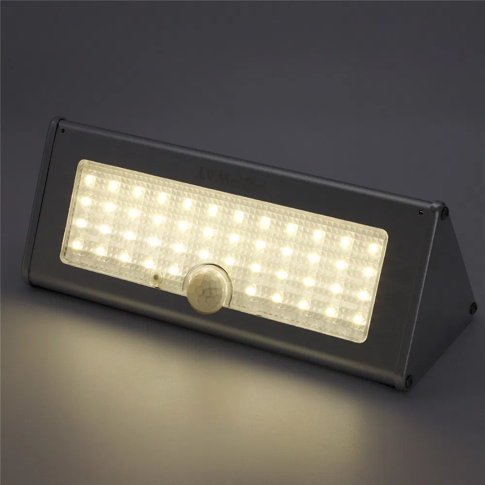 Dusk to Dawn IP65 Waterproof LED Lamp PIR Motion Sensor Outdoor Garden Solar Powered Security Wall Light