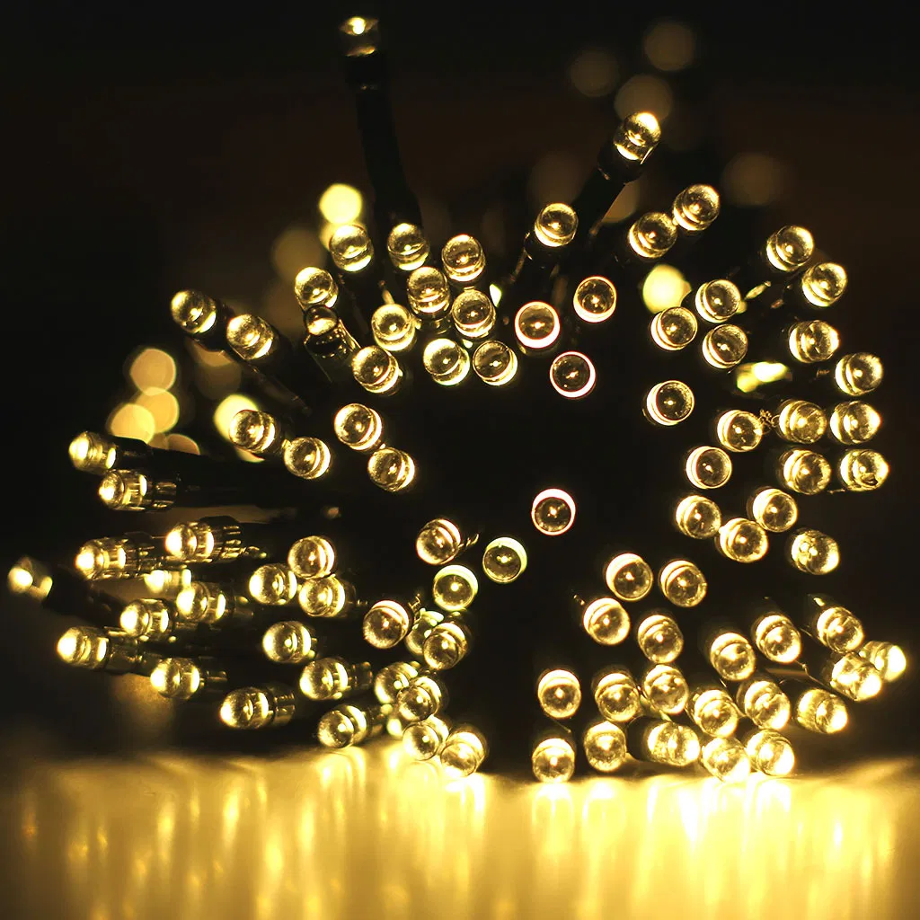 Enchanting Solar-Powered 100/200 LED Fairy String Lights for Gardens
