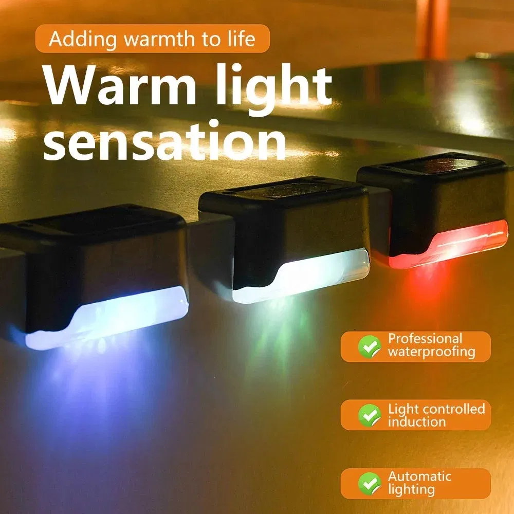 Waterproof High Quality IP44 ABS LED Stair Light Deck Outdoor Solar Light