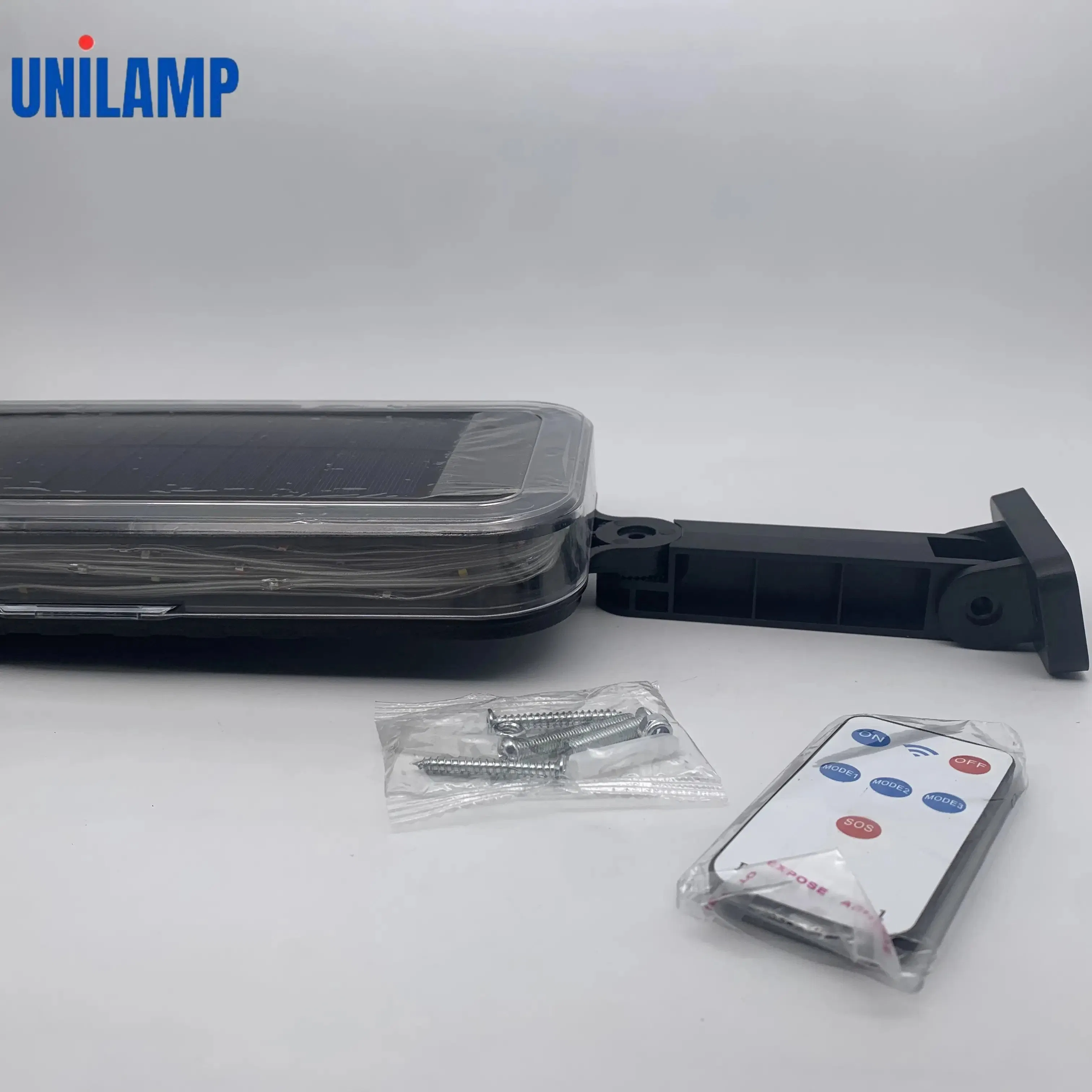 Solar-Powered LED Wall Light with Motion Sensor for Outdoor Security