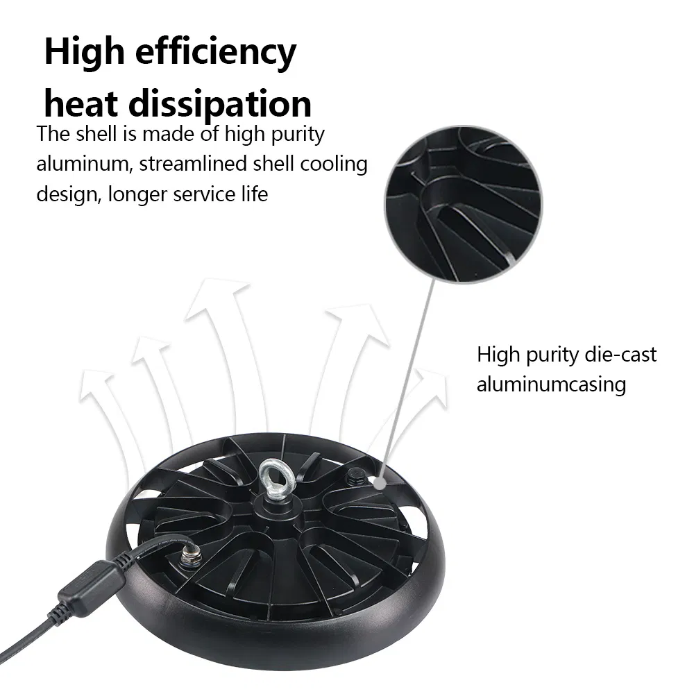 Solar Powered UFO LED High Bay Light with Emergency Backup