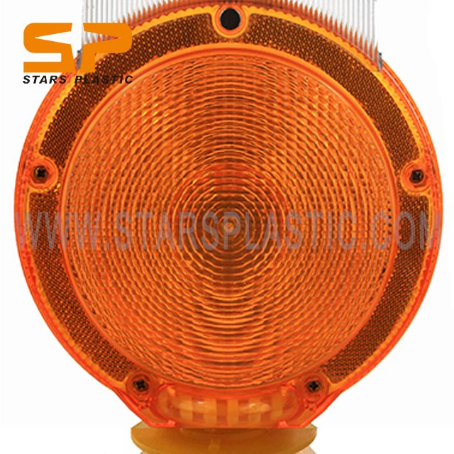Solar Power High Bright LED Traffic Safety LED Flashing Barricade Warning Light Cone Light