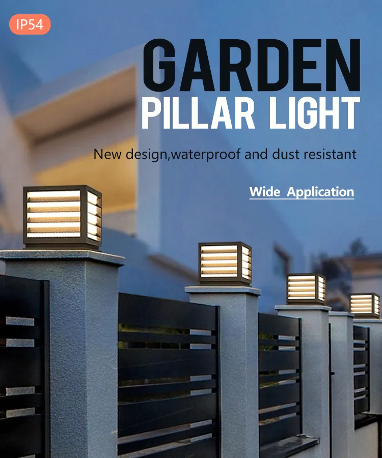 Modern LED Solar Power Main Gate Light