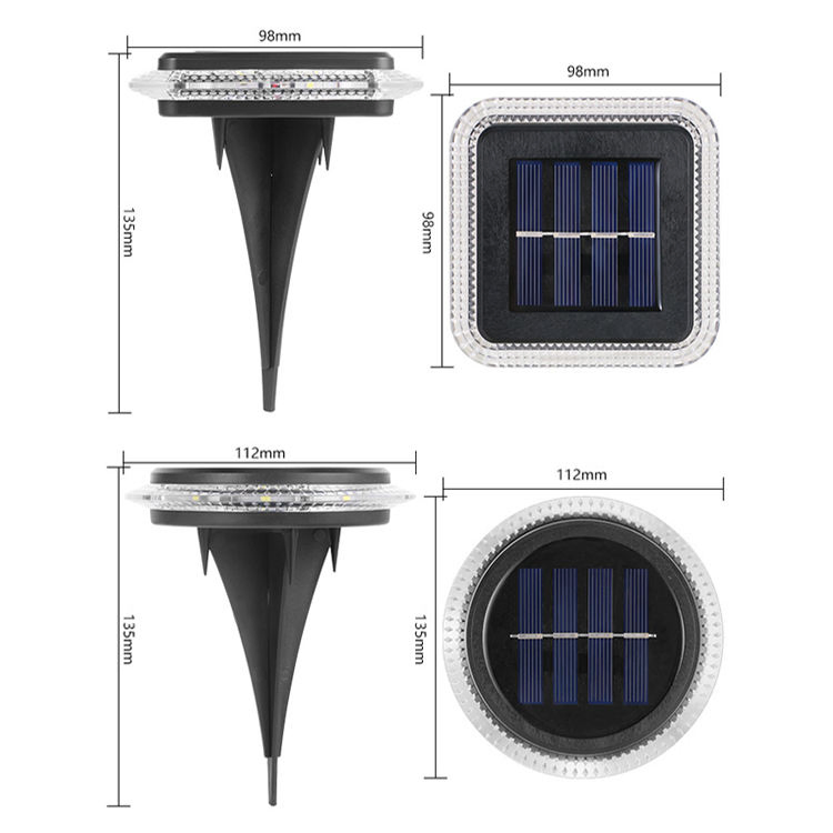 Solar LED Ground Light Outdoor Garden Decoration Lawn Stair Step Light