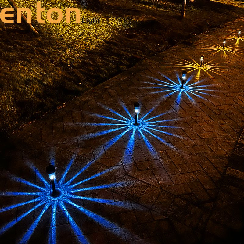 Eco-Friendly Solar Powered Tube Ground Light for Outdoor Use