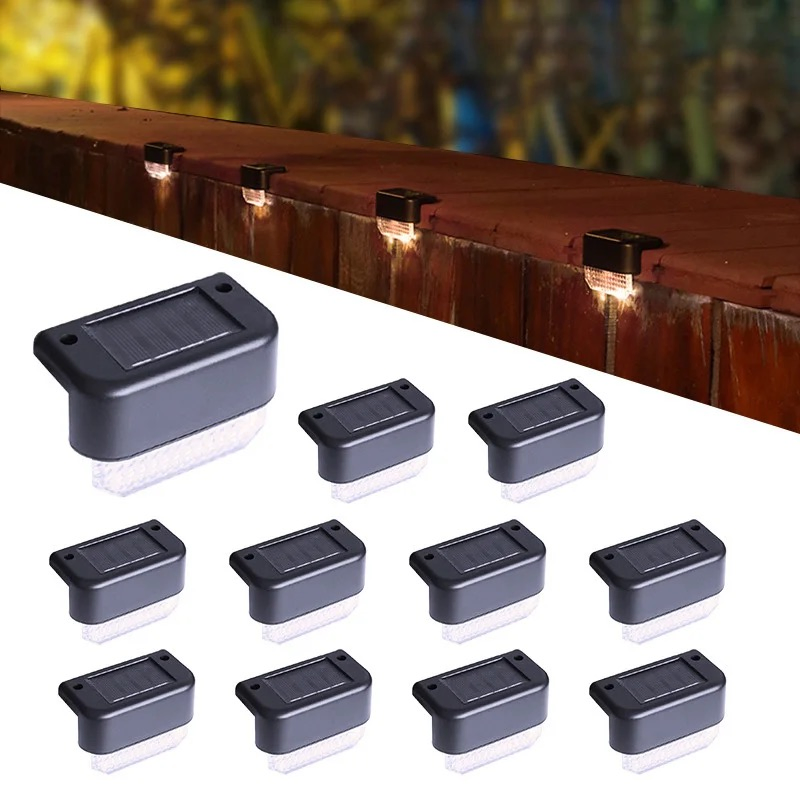 Waterproof High Quality IP44 ABS LED Stair Light Deck Outdoor Solar Light