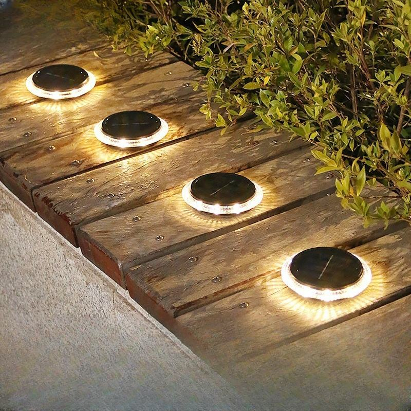 Solar LED Ground Light Outdoor Garden Decoration Lawn Stair Step Light