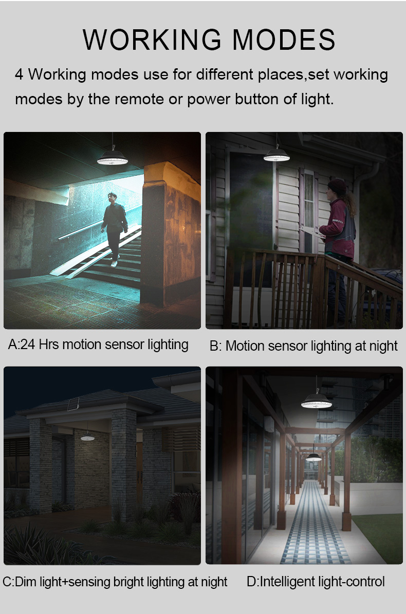 Hot Selling LED High Bay Light UFO Ceiling Light IP65 for Warehouse Solar 100W Explosion Proof LED High Bay Light with Remote Control