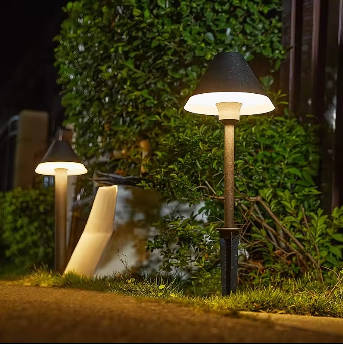 Dawn LED Bollard Light LED Outdoor Waterproof Aluminum LED Landscape Park Solar Lawn Bollard Light