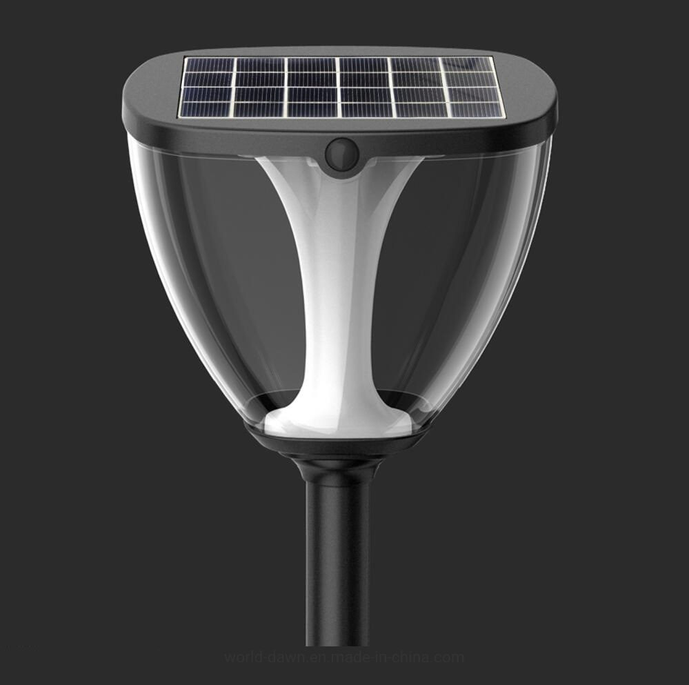 Casting Aluminum LED Outdoor Solar Bollard Lawn Light for Garden