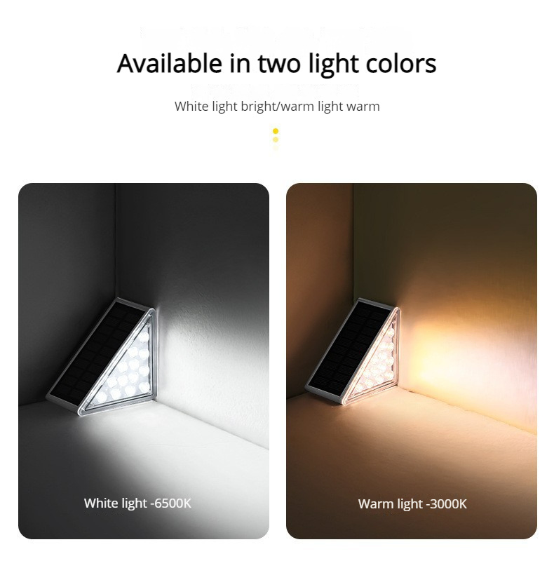 10LED Solar Motion Sensor Outdoor Step Lamp Waterproof Security Light