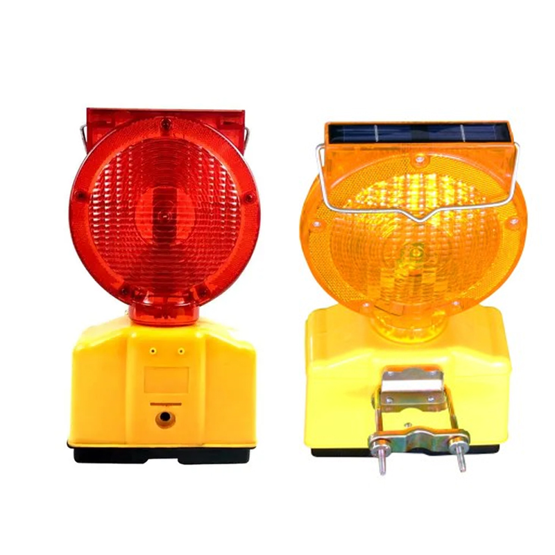 Factory Price Bright Solar Battery Powered Lights LED Cone Warning Lamp Traffic Road Safety Barricade Light