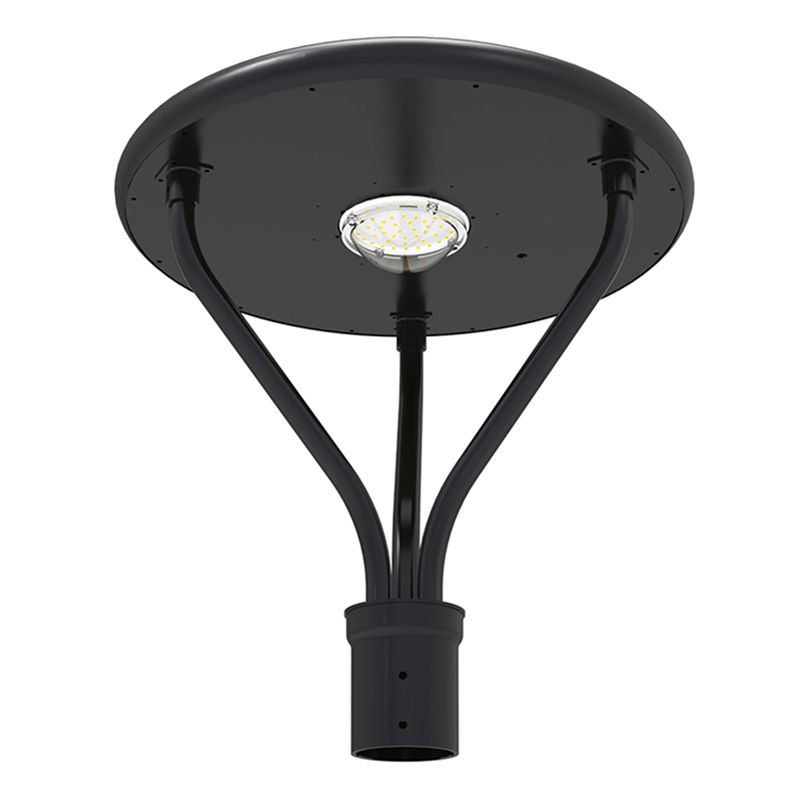 40W LED Round Post Top Solar Lights