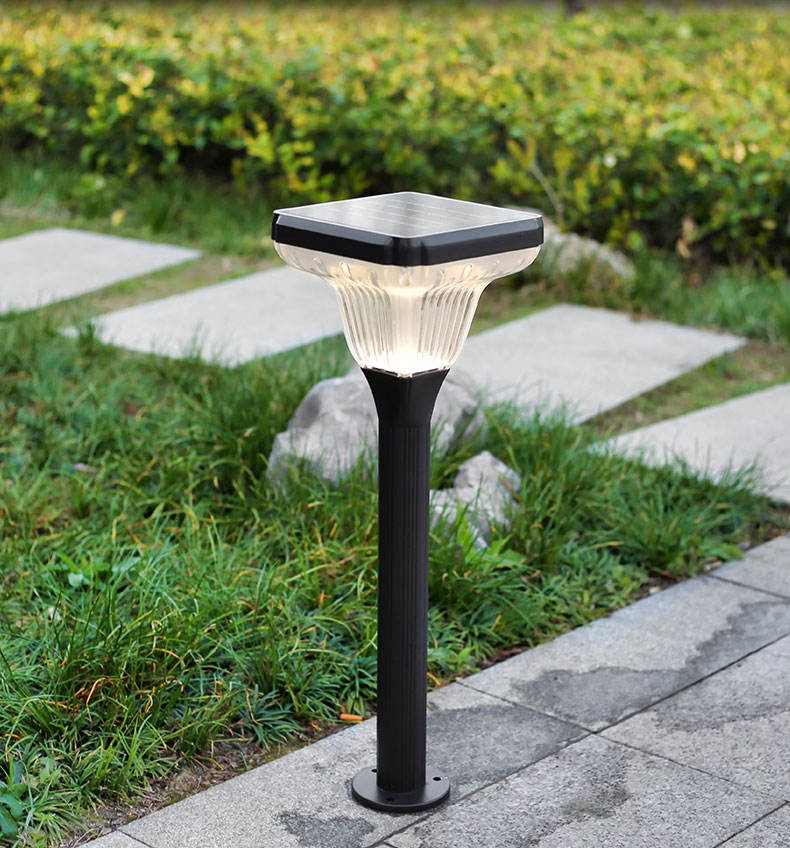 LED Solar Garden Lamp IP65 Waterproof Floor Lamp Lawn Ground Courtyard Decor Light Outdoor Lighting