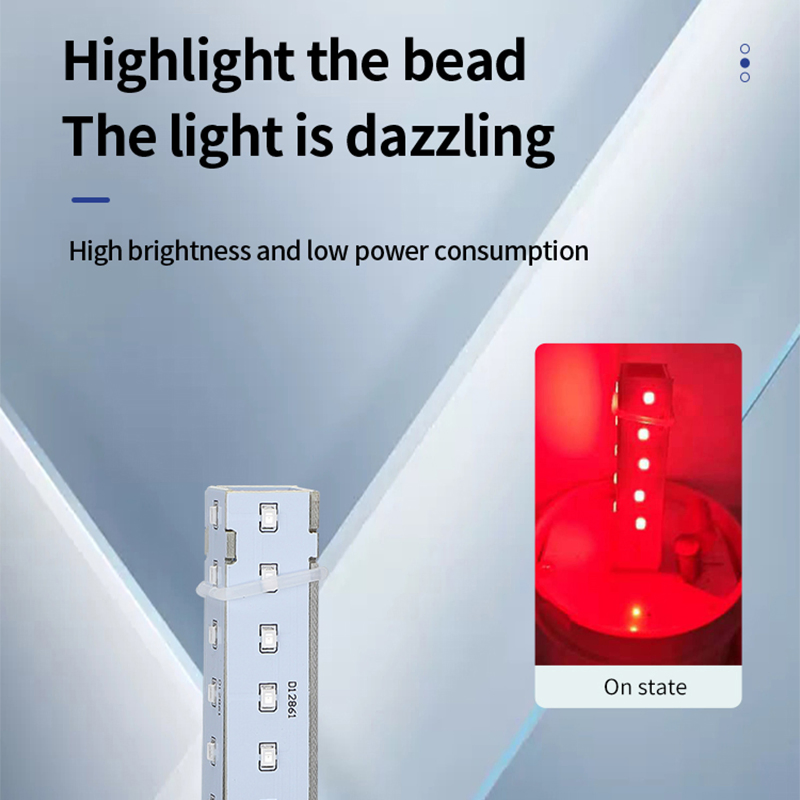 Rechargeable Rotating Traffic Warning Light Solar LED Warning Light Jt-01j