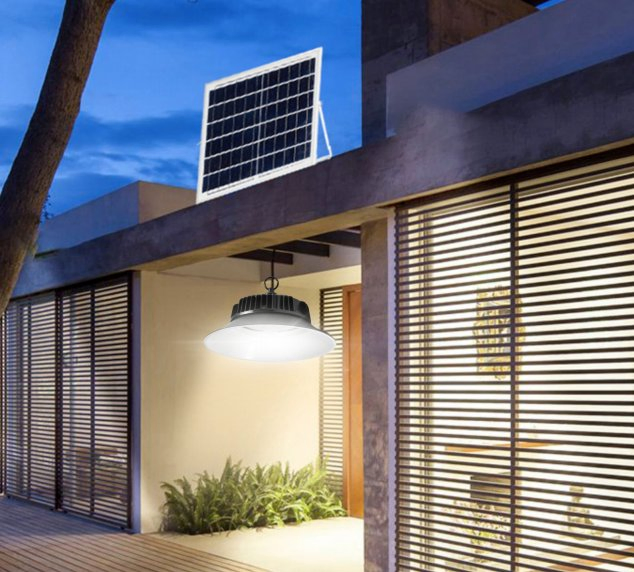 Ultra Bright 300W Solar LED High Bay Light for Warehouses
