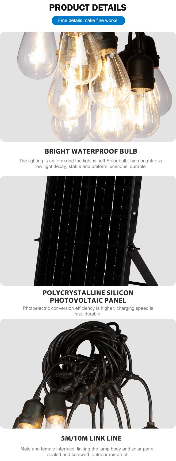 Solar String Light Display 6