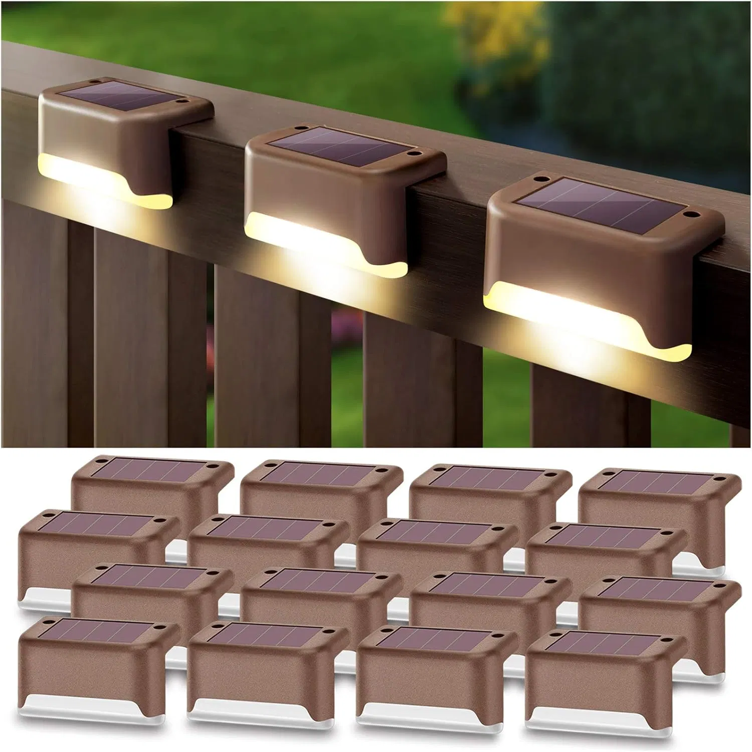 China Factory Solar Deck Lights Outdoor for Fence Yard Stair