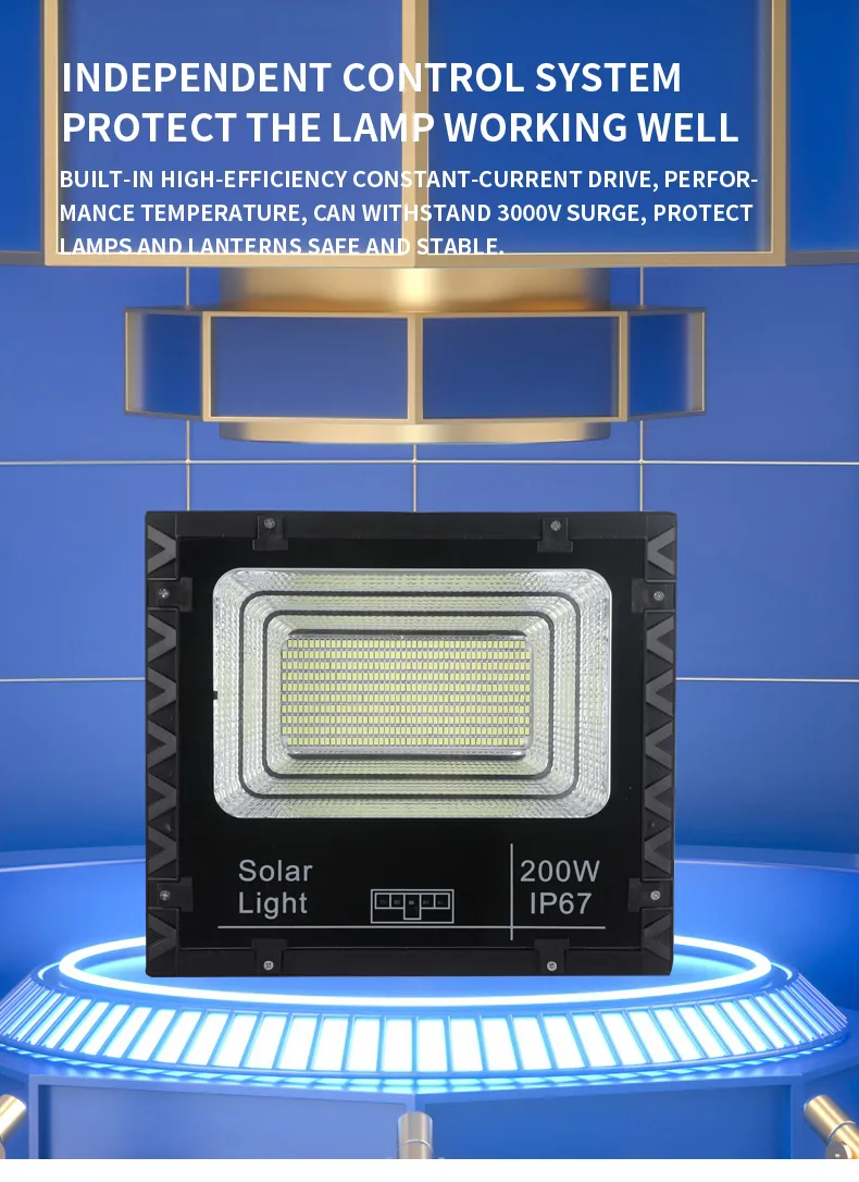 Solar Flood Light Detail 10