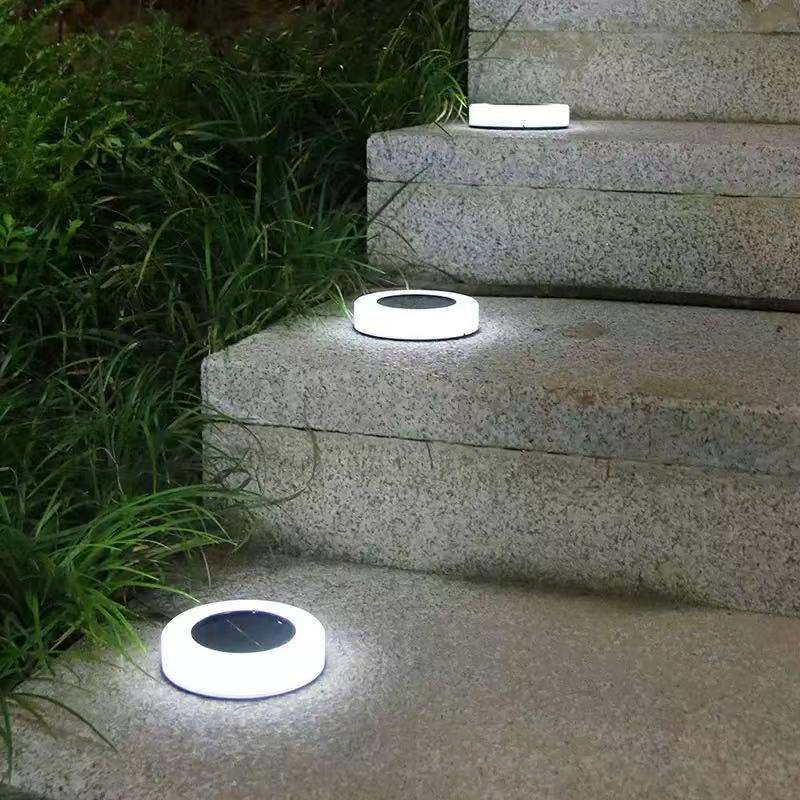 Waterproof Outdoor LED Solar Lawn Light Deck Lamp for Garden