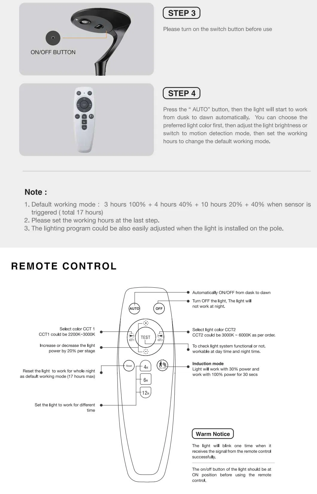 Solar Post Top Light Detail 3