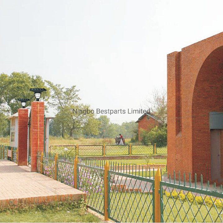 Waterproof Garden Handrail Decoration Outdoor Gate Post Solar Pillar Light