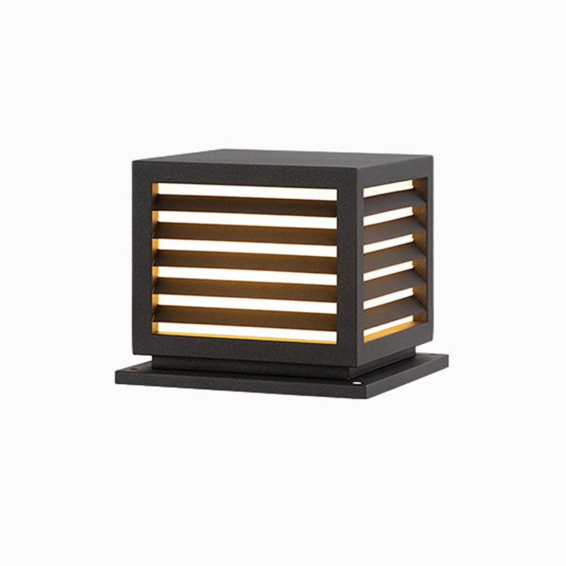 Modern LED Solar Power Main Gate Light for Home Garden Outdoor Waterproof Pillar Wall Post Light