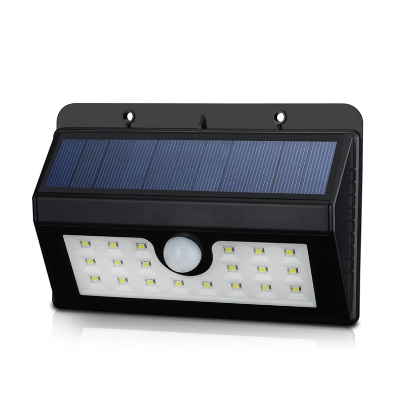 Brightenlux 1000 Lumen Wedge 8 LED Outdoor Security Motion Solar Sensor Wall Light