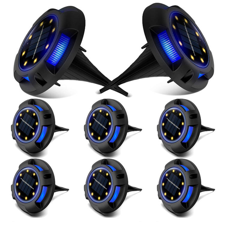 LED Waterproof Solar Smart Garden Light LED Outdoor Landscape Solar Ground Lamp