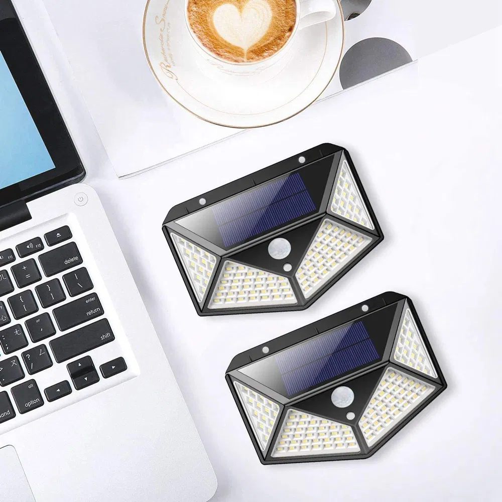 1000lm IP65 Waterproof Home LED Solar Light PIR Motion Sensor Outdoor Solar Garden Security Wall Lawn Decoration Lamp