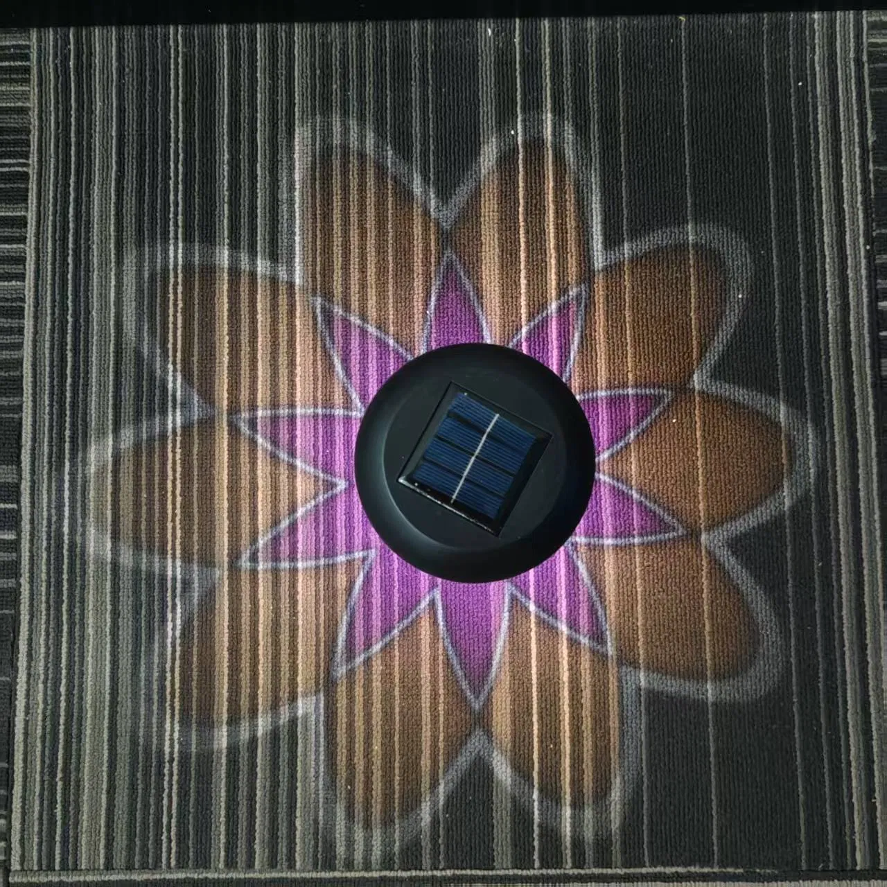 Solar Light Flower RGB Waterproof Outdoor Landscape Lawn Ground Pathway Garden Lighting