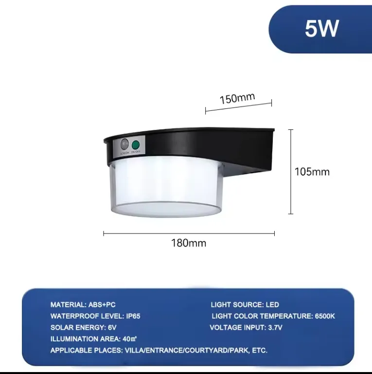 Solar Wall Light 6