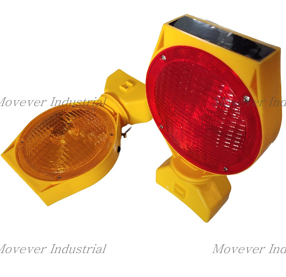 Portable Solar Flashing Light Warning Lamp Traffic Crossing Traffic Barrier Barricade Light