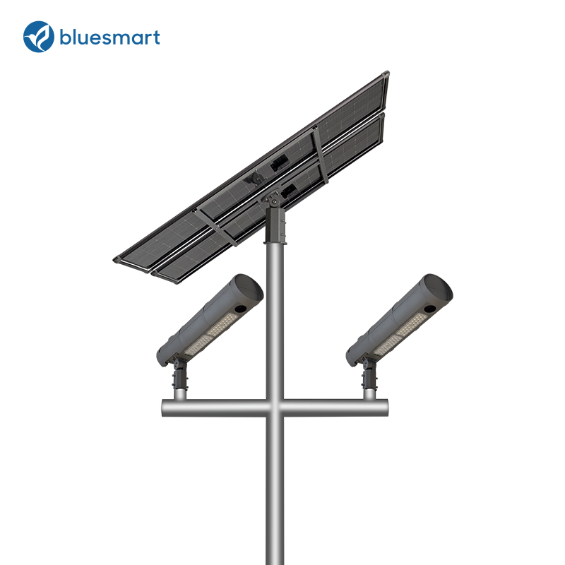 Energy Saving Waterproof IP65 Solar Garden Street Floodlight for Outdoor Road Lawn Bollard Gate with Solar Panel