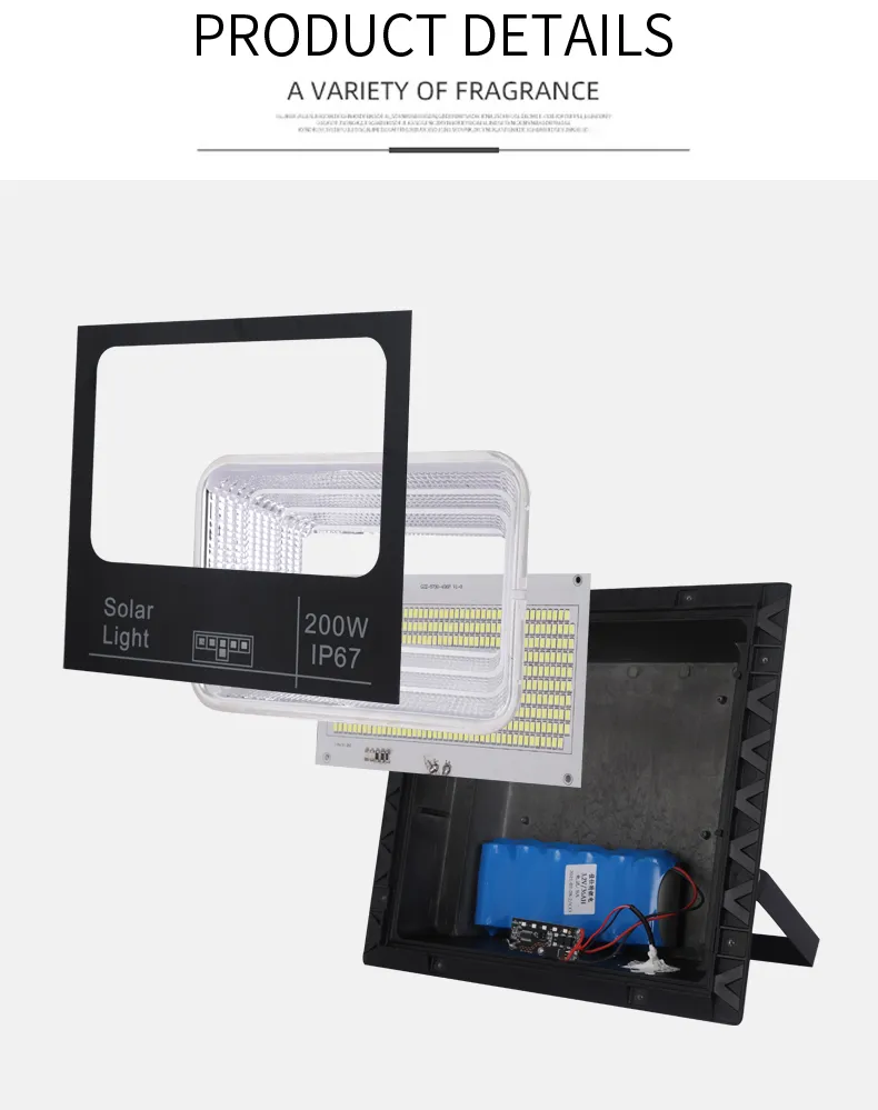 Solar Flood Light Detail 18