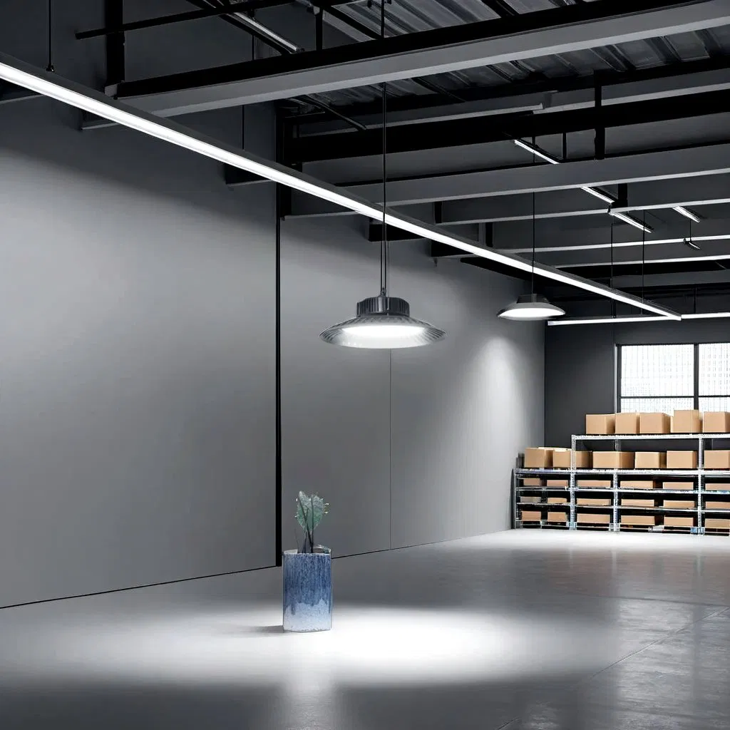 LED High Bay Light Solar Hanging Lights for Gardens and Corridors