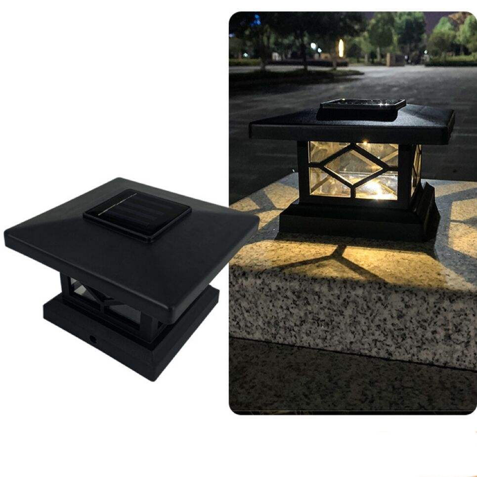 Best Modern Solar Powered Yard Decorative Lamp LED Post Top Light