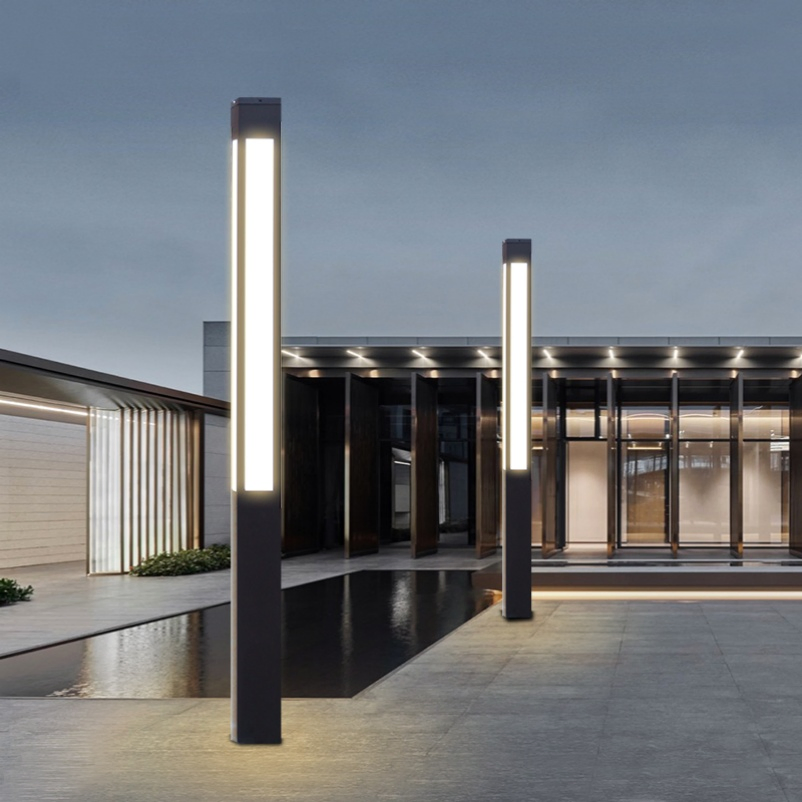 Anti-Aging Solar LED Garden Landscape Bollard Light